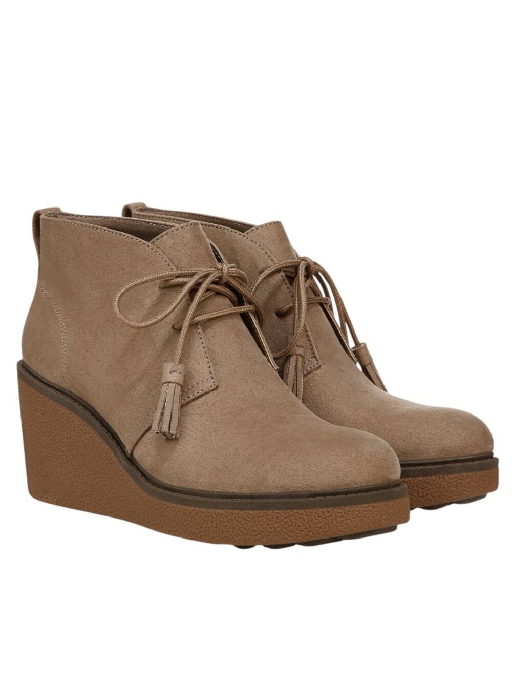 Dr. Scholl's Aurora Women's Boots Mocha Taupe Microfiber Size 7.5 M